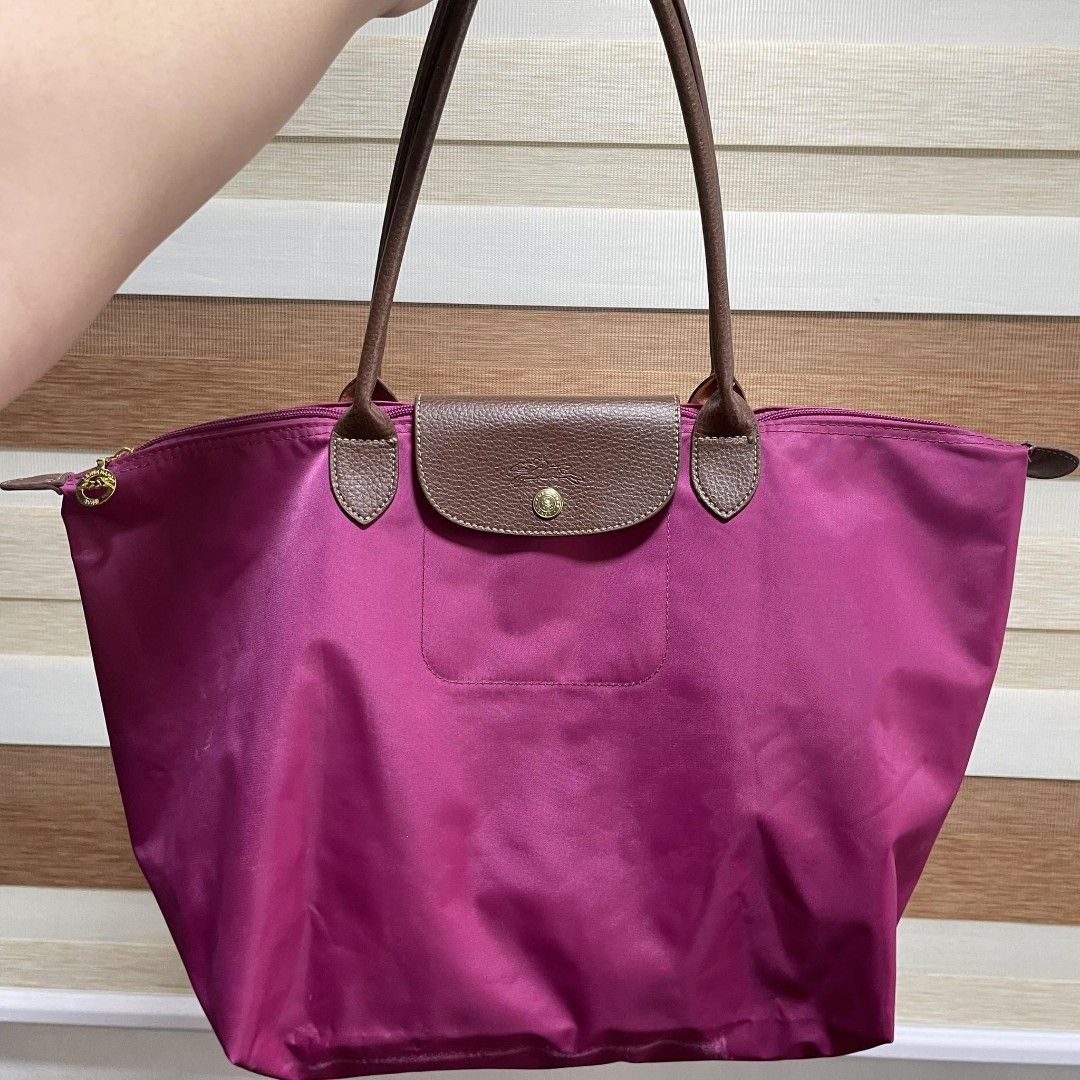 LONGCHAMP LEATHER TOTE BAG, Women's Fashion, Bags & Wallets, Tote Bags on  Carousell