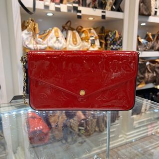 Shop Louis Vuitton DAMIER GRAPHITE Pochette cle (N60155) by Materialgirl