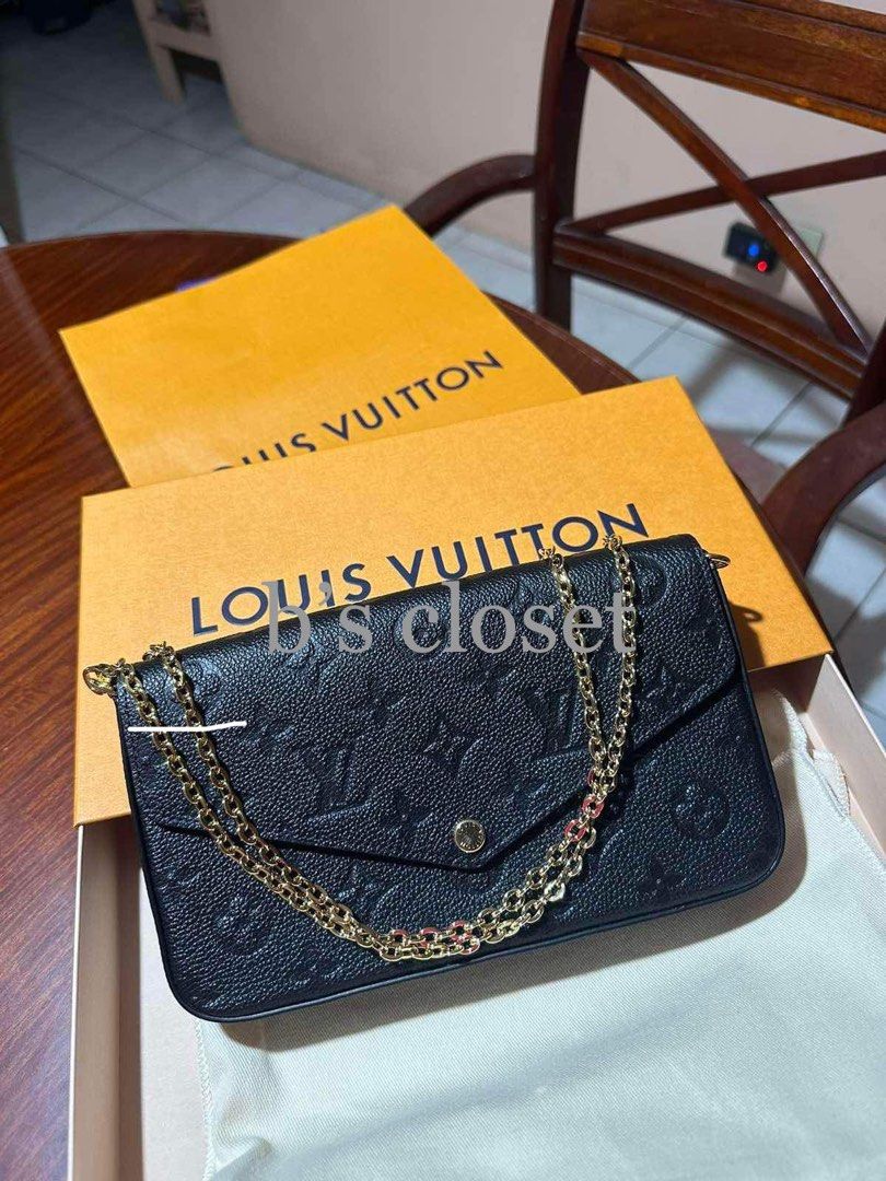 LV Pochette Felicie with box - Sling and Bling