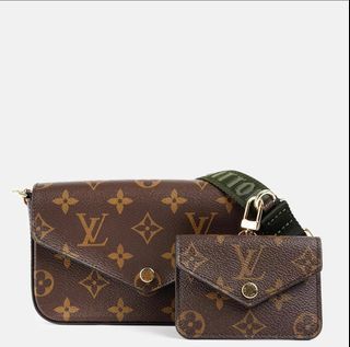 Louis Vuitton, Bags, Louis Vuitton M8545 Felicie Pochette Monogram Canvas  Vivienne Holiday Bnib