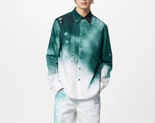 Louis Vuitton Mng Stars Tie Navy Silk