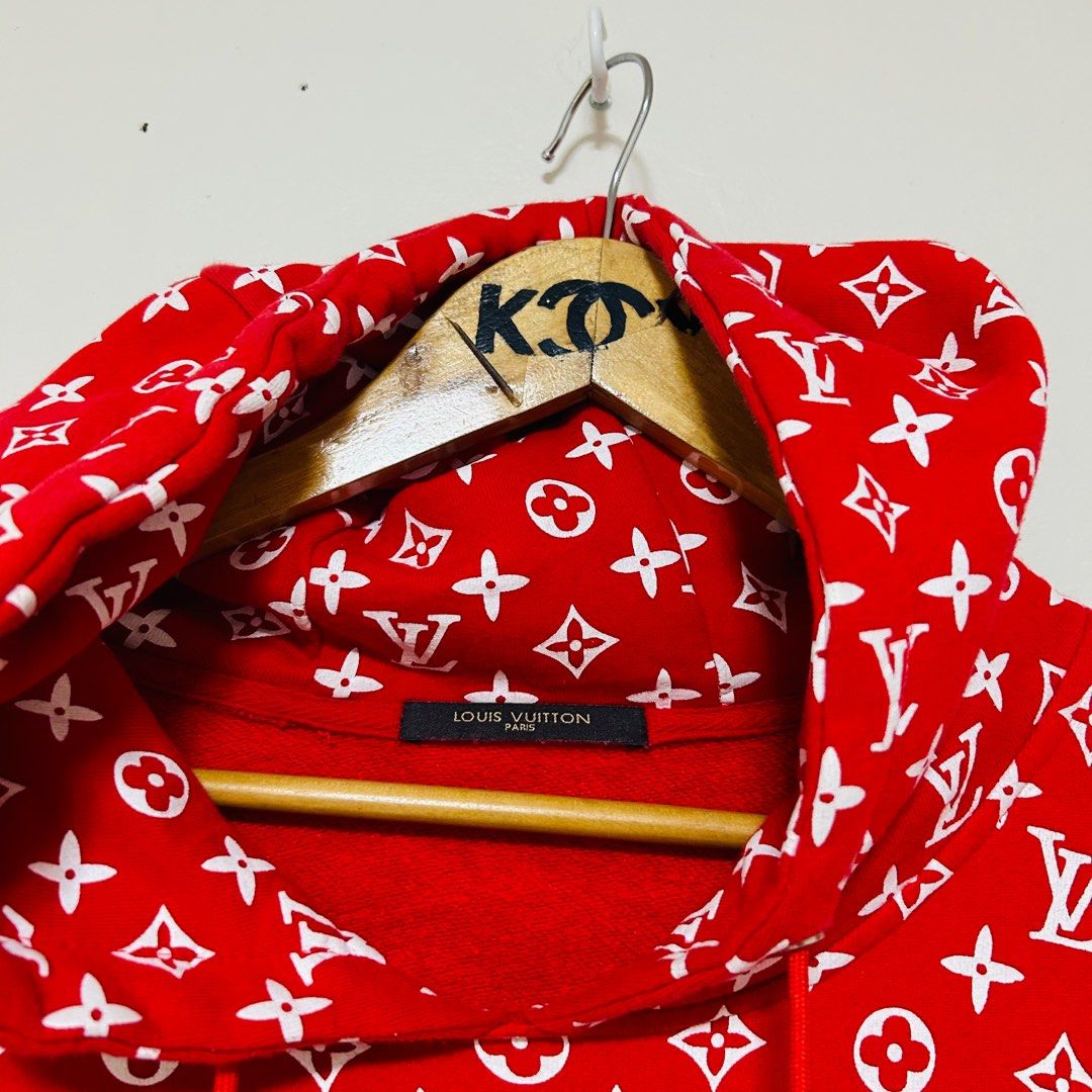 LOUIS VUITTON AIRPLANE BIG LOGO HOODIE, Luxury, Apparel on Carousell