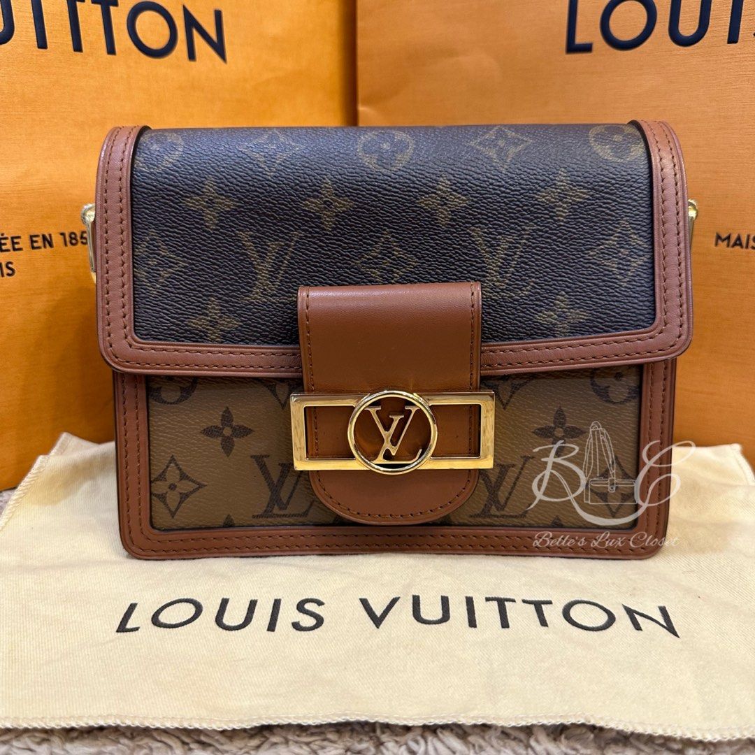 Louis Vuitton Monogram Reverse Mini Dauphine M44580– TC