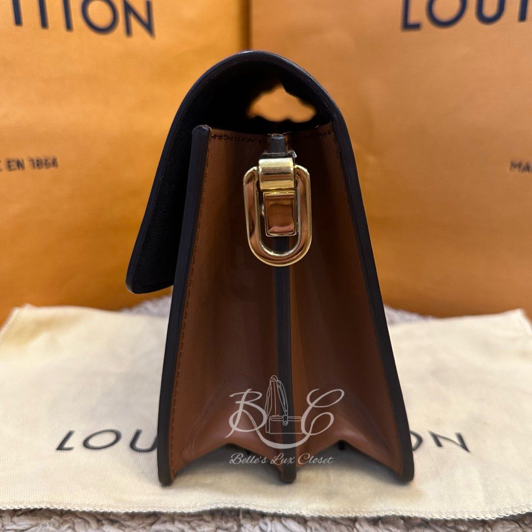 Genuine LV Mini Dauphine Lock XL In Reverse Monogram Canvas, Luxury, Bags &  Wallets on Carousell