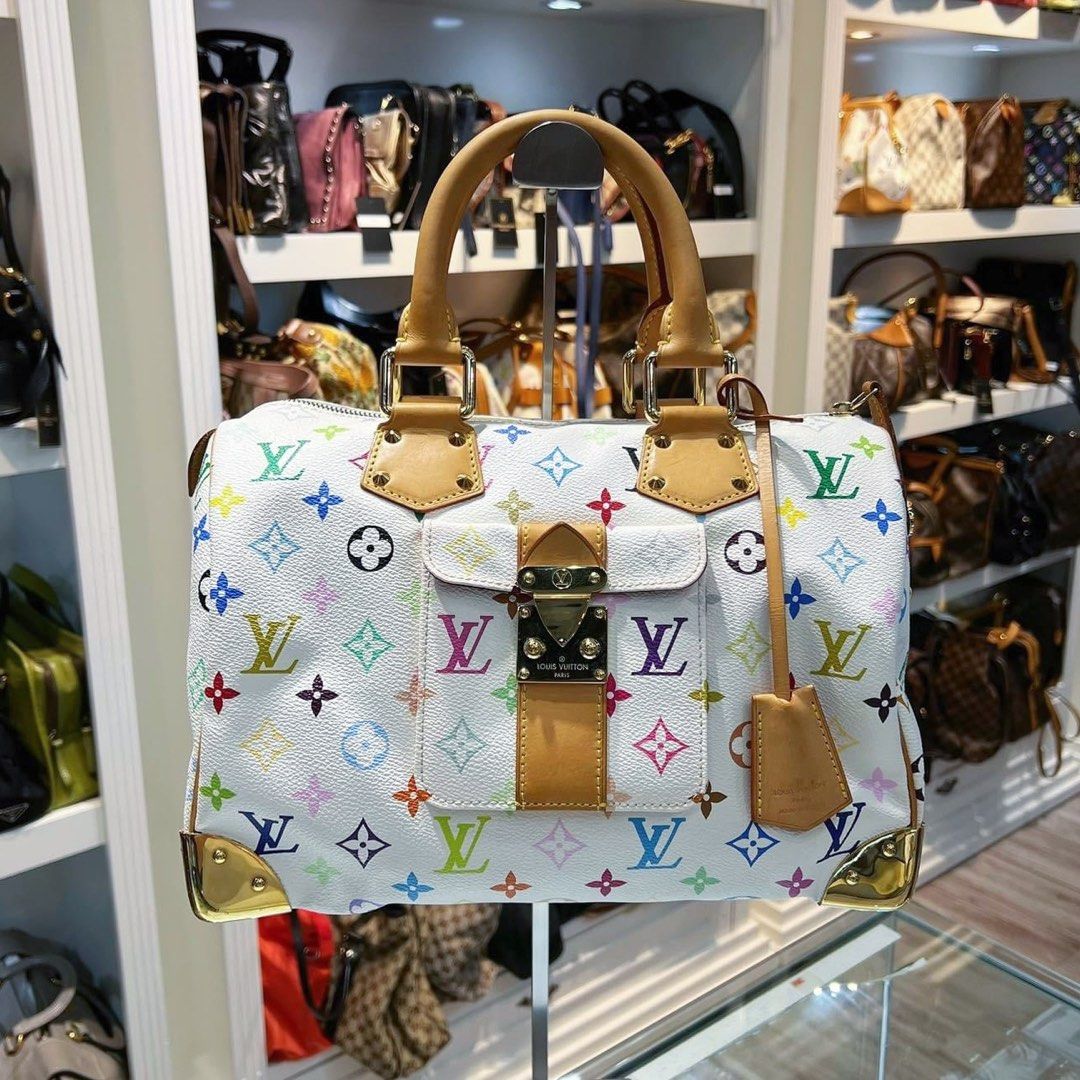 Louis Vuitton Murakami Multicolor Speedy 30, Luxury, Bags & Wallets on  Carousell