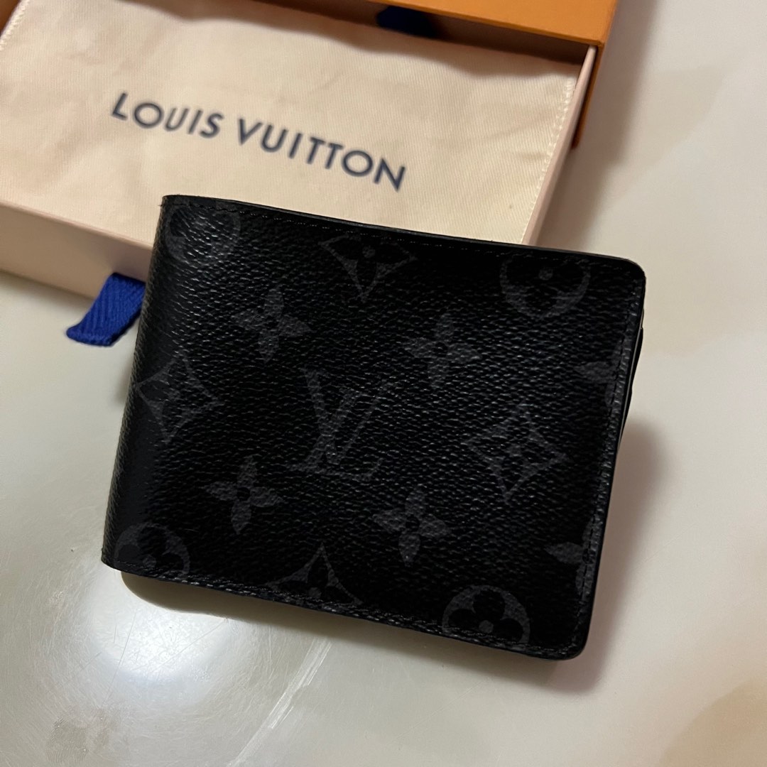 Louis Vuitton Multiple Wallet Blue Monogram, Luxury, Bags & Wallets on  Carousell