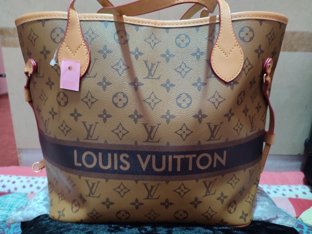 Louis Vuitton Neverfull Womens Totes 2023 Ss, Black