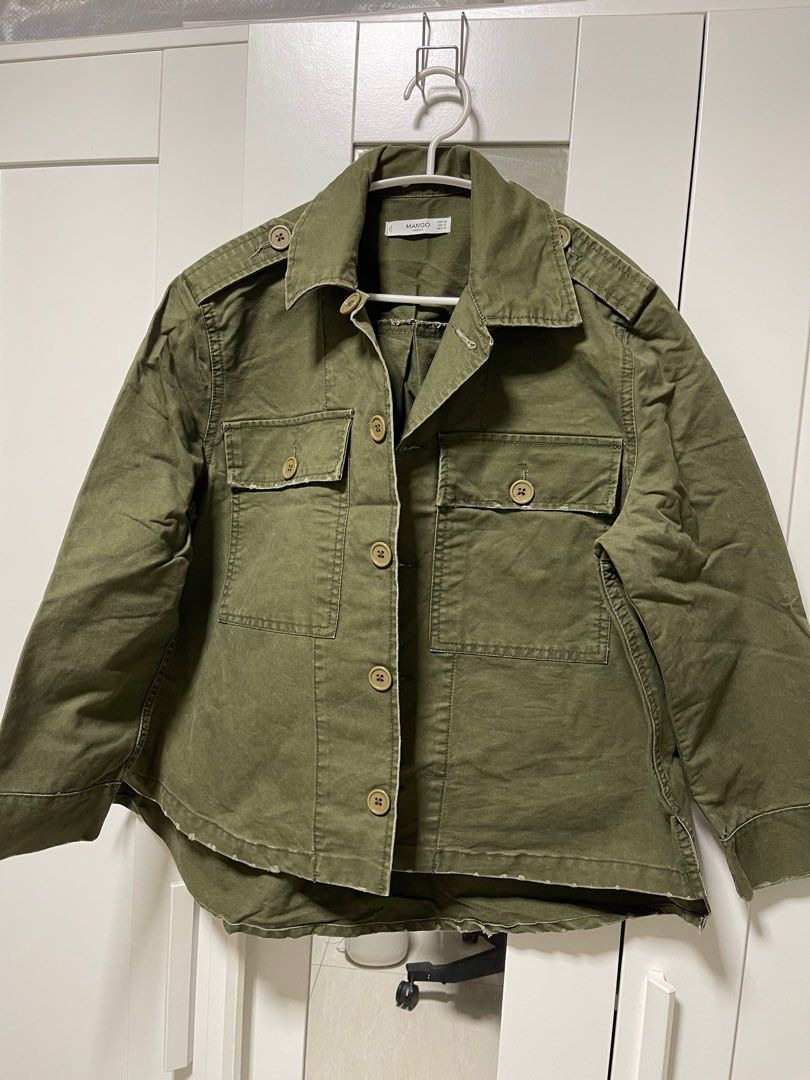 Mango field deals jacket
