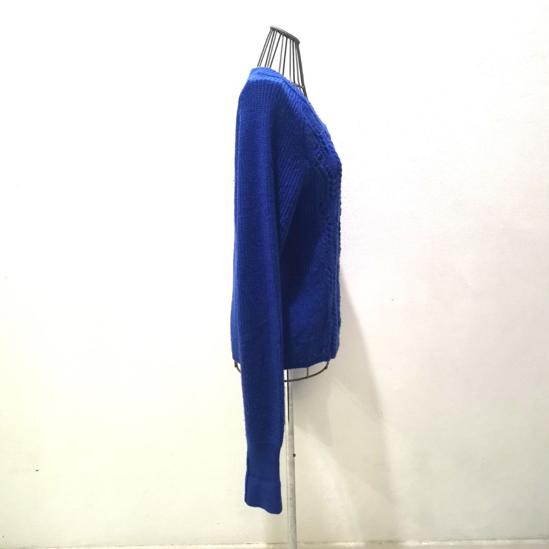 Marc by Marc Jacobs Cable Knit Blue Sweater