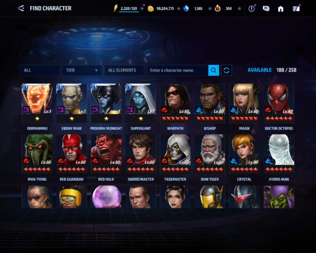 Marvel future fight account, Video Gaming, Gaming Accessories, Game