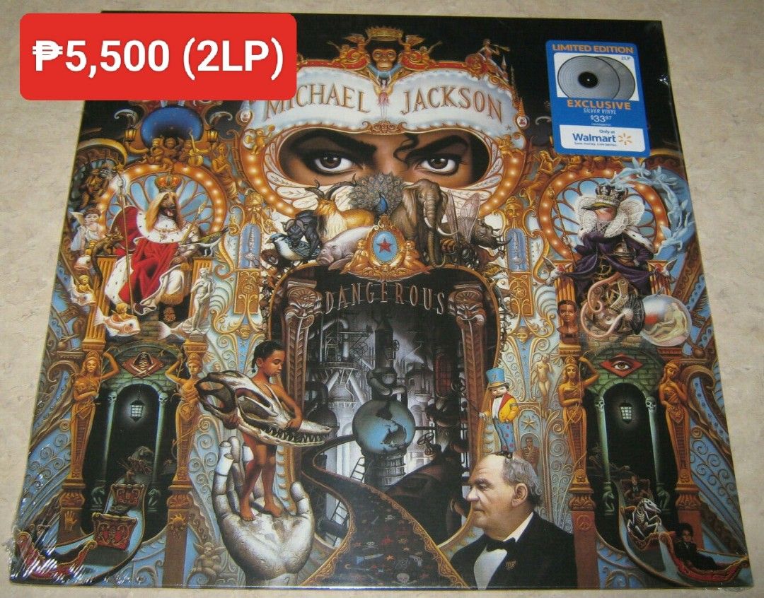Michael Jackson - Dangerous vinyl (Category: Vinyls) located in Manila. Submitted by jhenaloymerchandise (Listing ID 1263228728, Image 1). Description: Michael Jackson - Dangerous (2LP) = ₱5500 (Walmart Exclusive) Brand New sealed made in USA.