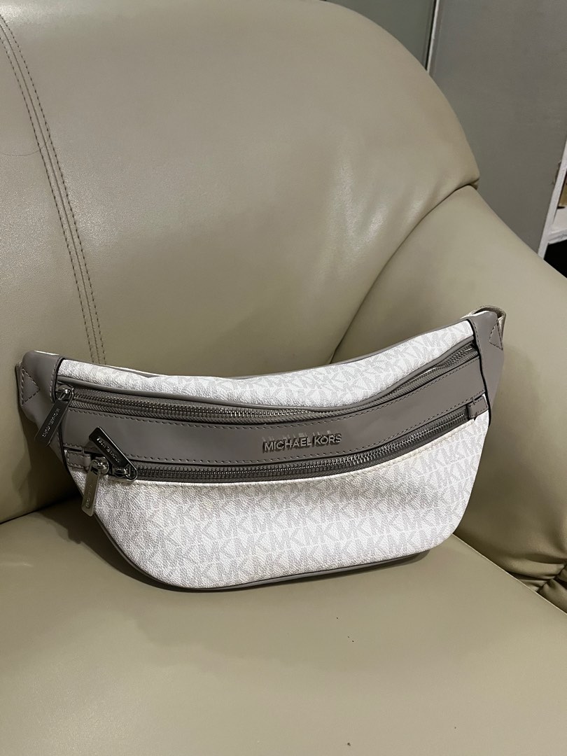 Michael kors white new arrivals belt bag