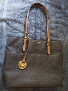 Michael Kors MK Kenly Tote Bag - Brown Totes, Handbags - MIC221410