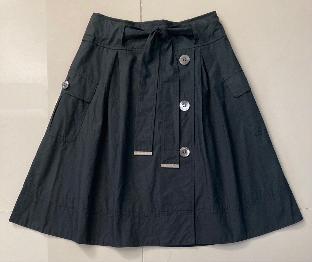 Michael kors hotsell pleated denim skirt