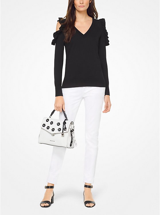 Michael kors cold shoulder sweater 2025