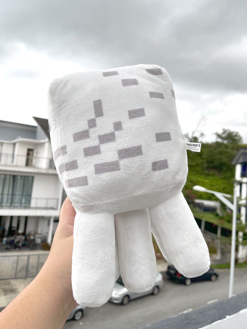 Minecraft White Ghast Plush Hobbies And Toys Toys And Games On Carousell