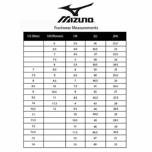 Mizuno size chart cm discount