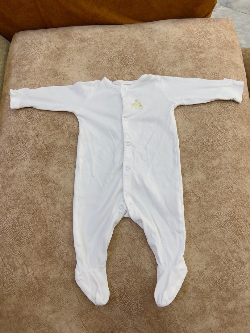 Mothercare fleece sleepsuit top