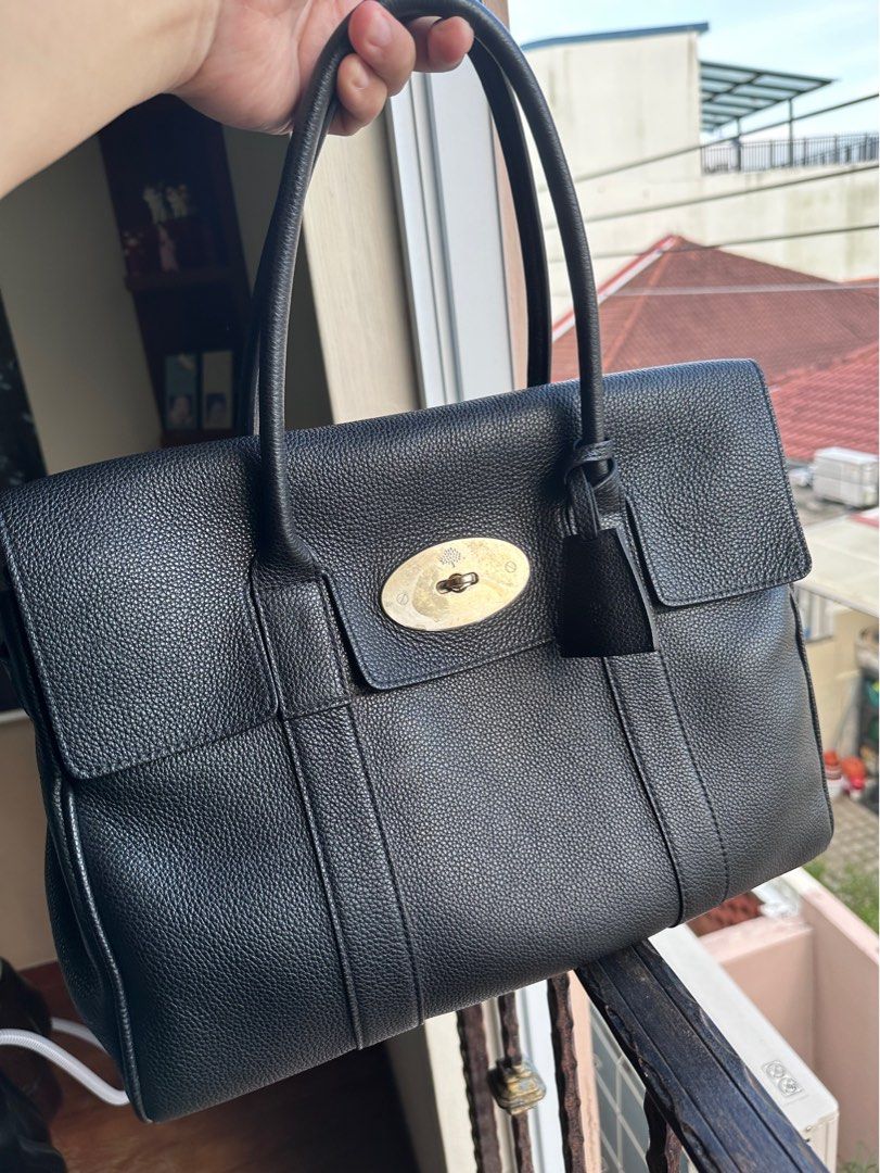 Bayswater Black & Brass Small Classic Grain