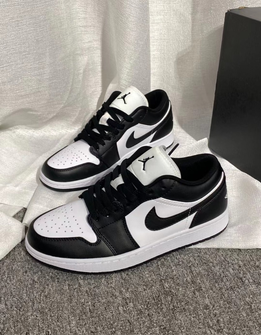 Multiple Sizes Nike Air Jordan 1 Low Black White Panda Women s
