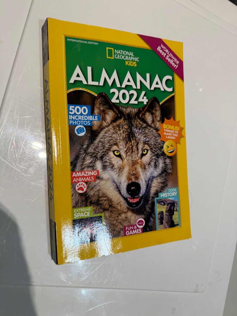 National Geographic kids ALMANAC 2024, Hobbies & Toys, Books