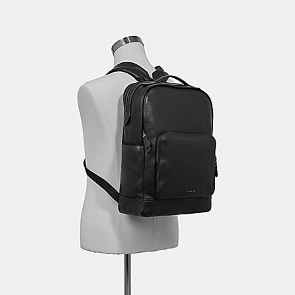 coach graham backpack f37599 Men's in QB/Saddle Logo Full Grain Leather Laptop Pocket, Style F37599: Buy Online at Best Price in UAE Please read description carefully and review all pictures to avoid unnecessary returns Coach Bags | Graham Pack