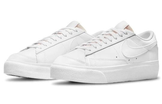 All white nike clearance blazer low