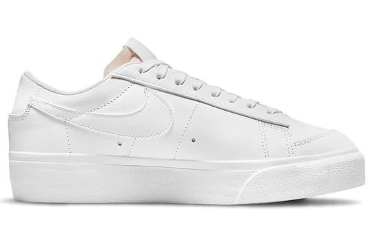Nike Blazer Low Platform Triple White Women s Fashion Footwear