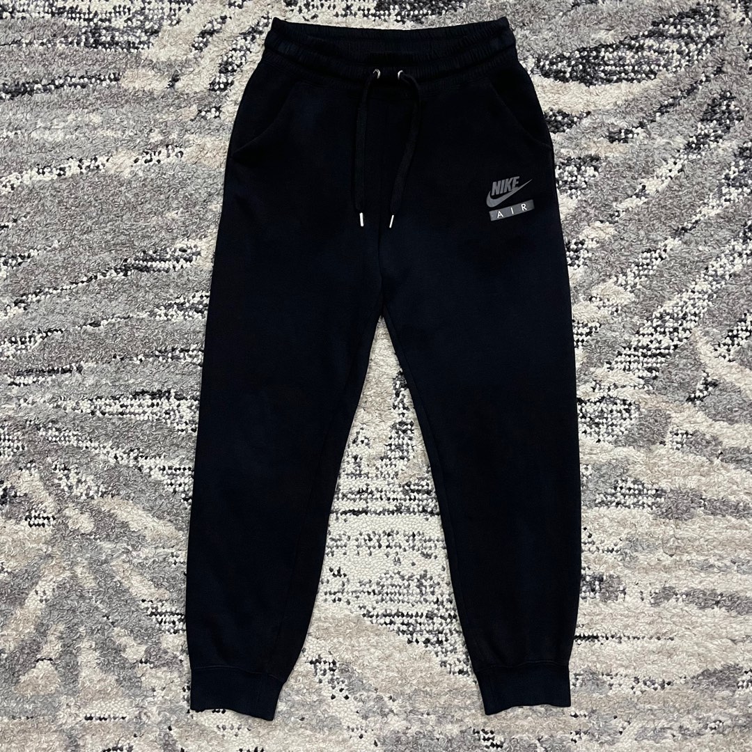 Black nike online air joggers