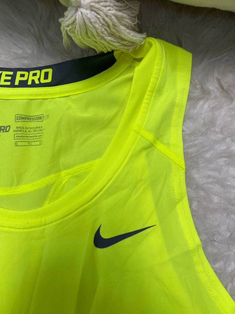NIKE PRO COMPRESSION Dri-Fit Sleeveless Under-Shirt Gym/Sport Active Wear,  Men's Fashion, Activewear on Carousell