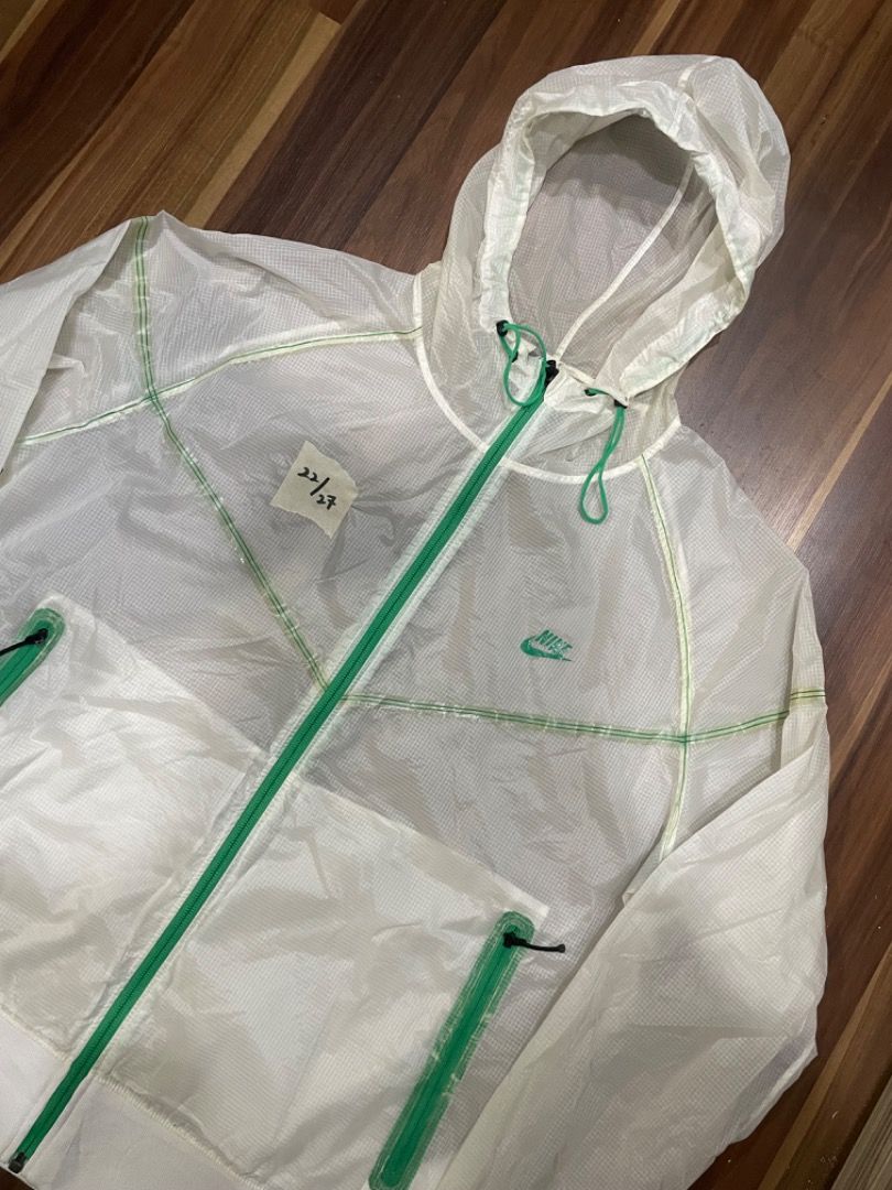 Clear best sale nike windbreaker