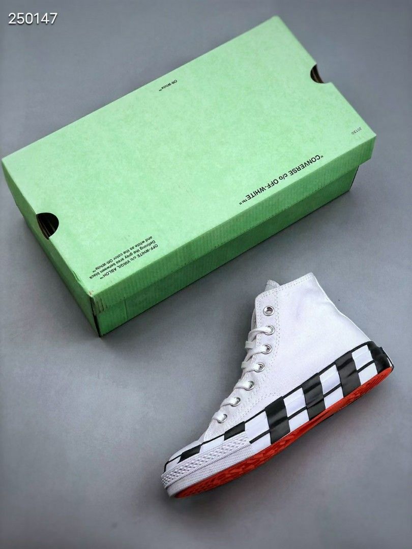 Off White x Converse Men s Fashion Footwear Sneakers on Carousell