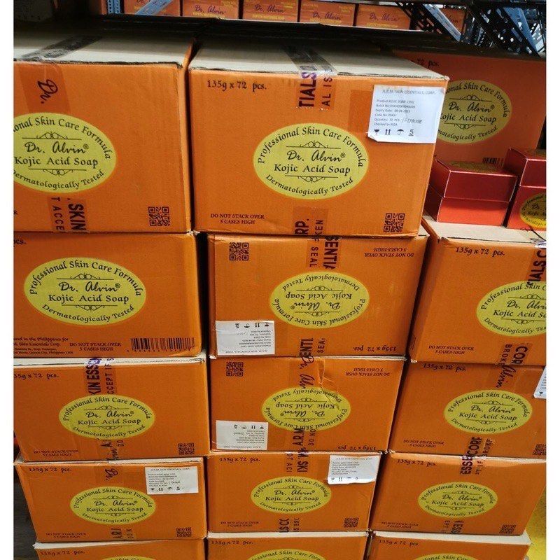ORIGINAL DR. ALVIN KOJIC ACID SOAP (Category: Bath) located in Manila. Submitted by belleabad18 (Listing ID 1263223725, Image 2). Description: Original Dr. Alvin Kojic Acid Soap - 70 pesos per piece - 135 grams per bar - 100% legit.