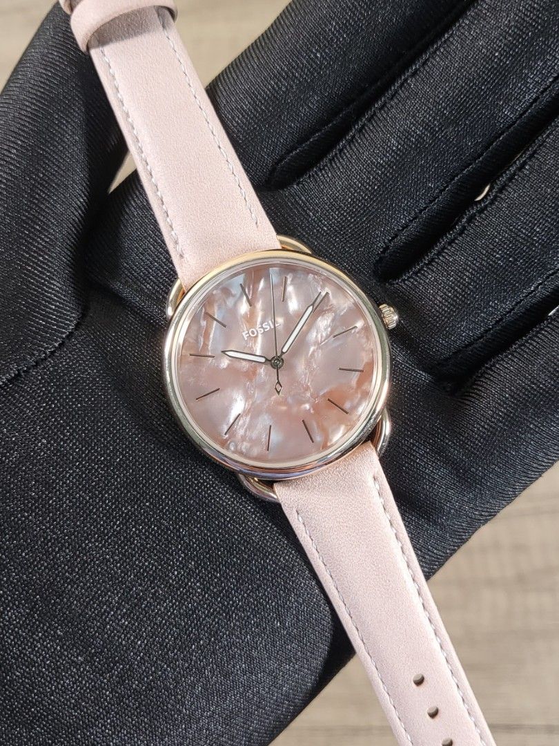 ORIGINAL FOSSIL Women s Tailor Leather Watch ES4419 HARGA RUGI