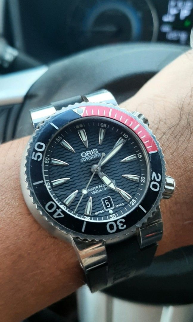 Oris tt1 1000m diver sales