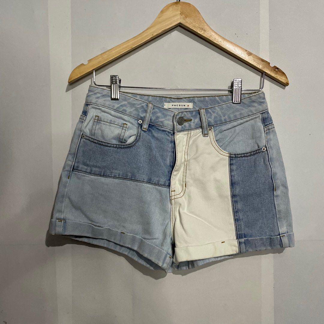 Hopper patch best sale denim mom shorts