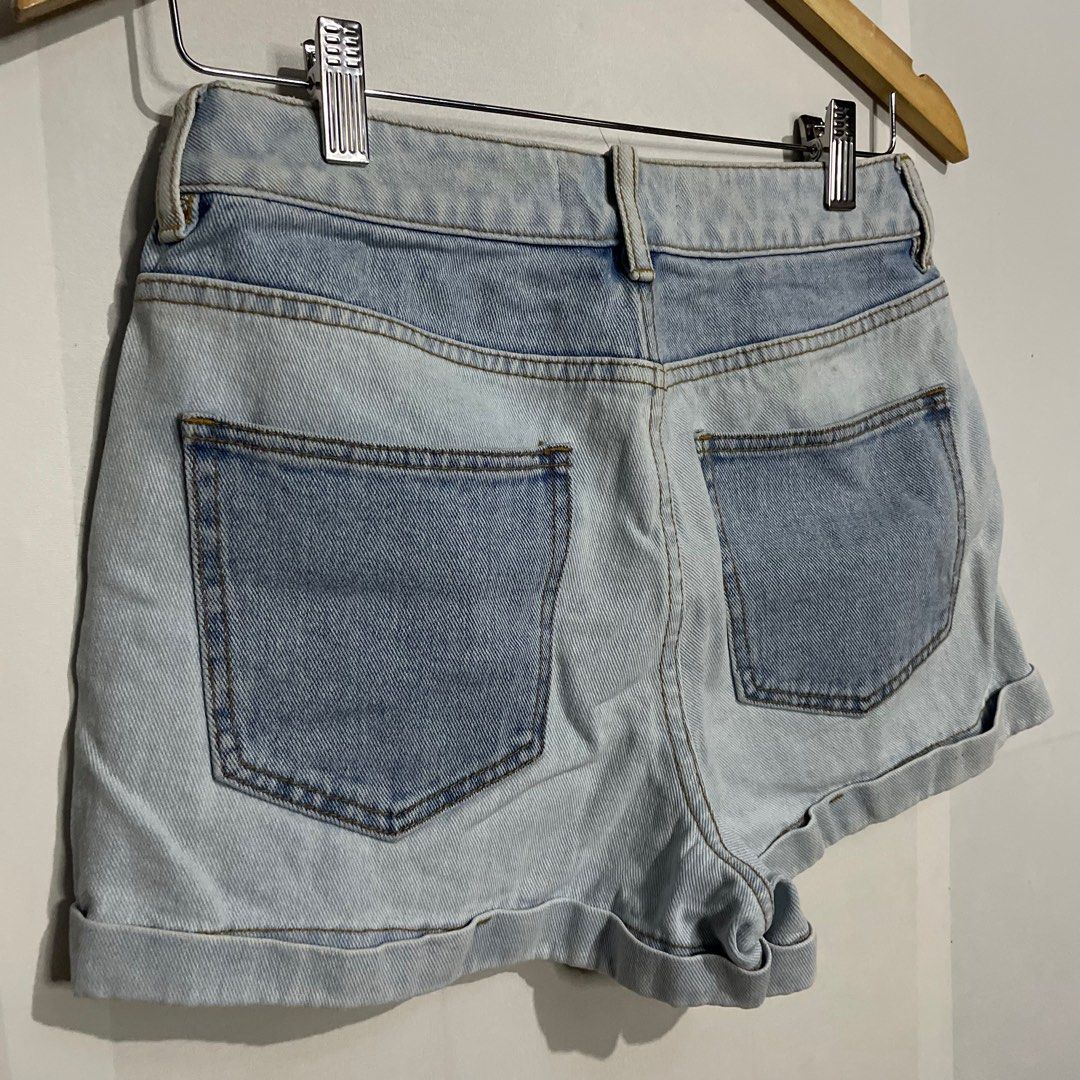 Pacsun Hopper Patch Denim Mom Shorts Women s Fashion Bottoms