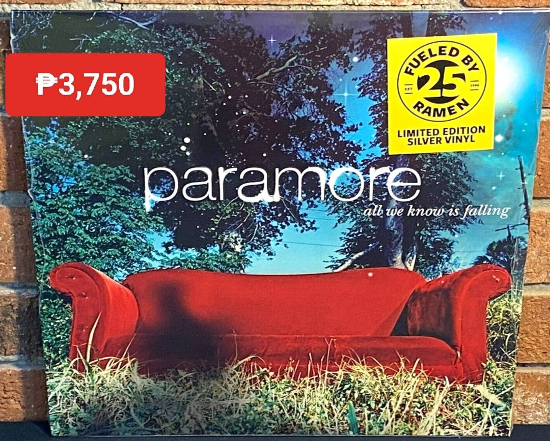 Paramore vinyl (album) (Category: Vinyls) located in Manila. Submitted by jhenaloymerchandise (Listing ID 1263231099, Image 3). Description: Paramore - This Is Why = ₱3,500 Brand New sealed made in Italy Paramore - Riot = ₱3,500 Brand New sealed made in USA Paramore - All We Know Is Falling Colored Vinyl = ₱3,750.