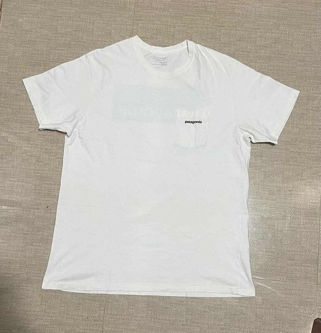 Patagonia pocket tee (Category: Tshirts & Polo Shirts ) located in Santo Tomas. Submitted by janbars (Listing ID 1263251464, Image 1). Description: Patagonia pocket tee L on tag 22x30 dimes Excellent condition 700 shipped.