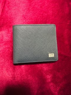 NEW Montagut Paris Men's Dark Brown Leather Cash/Credit Card Wallet