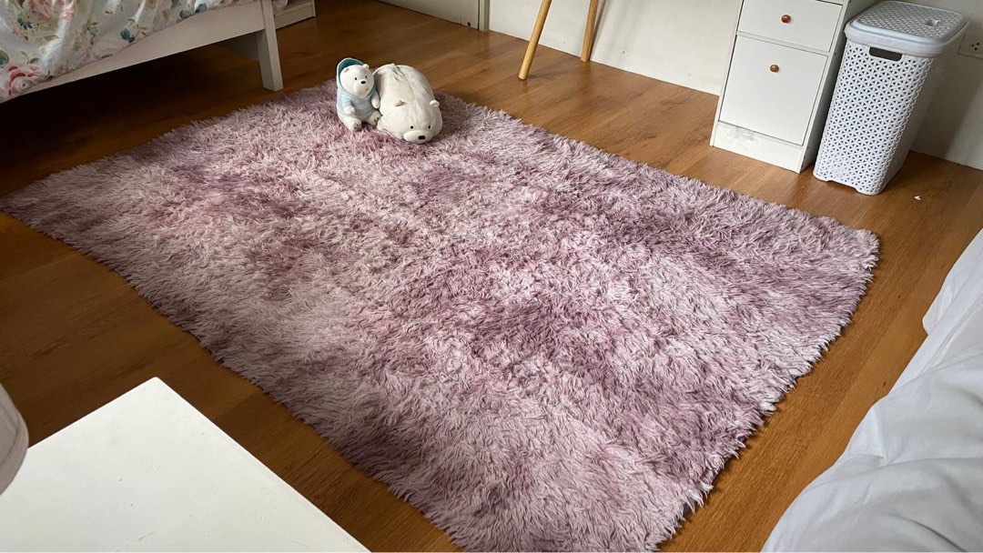 Pink Bedroom Carpet, Furniture & Home Living, Home Decor, Carpets, Mats