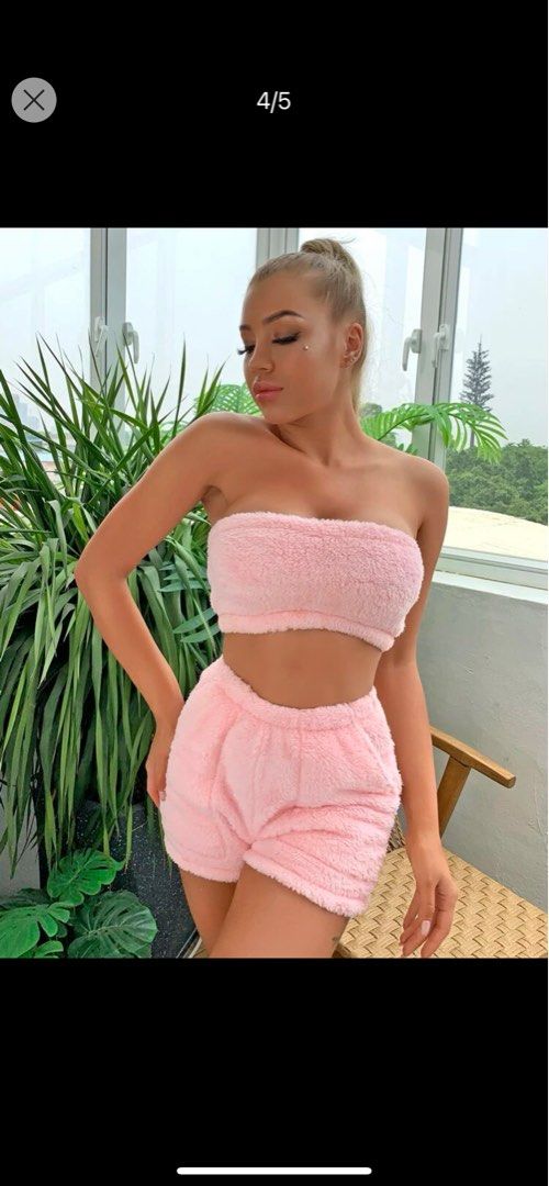 Fluffy two piece set online