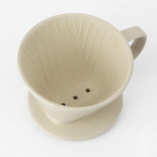 PLACET PH | 02 Conical 3 holes Ceramic Coffee Dripper for Pour-over, Flat-bottom Manual Coffee Maker