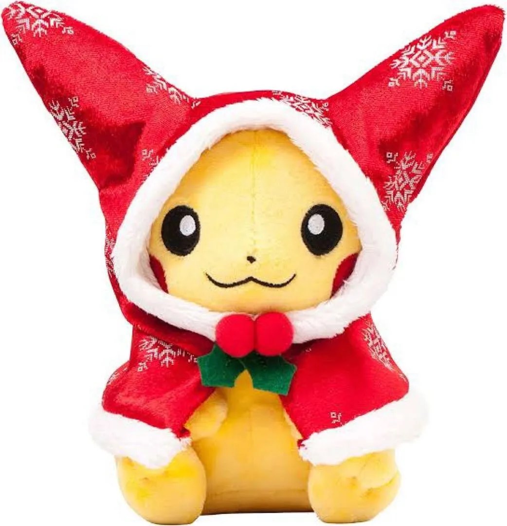 【絕版全新】Pokémon Centre 比卡超 皮卡丘 公仔 聖誕 寶可夢 Christmas, 興趣及遊戲, 玩具 & 遊戲類