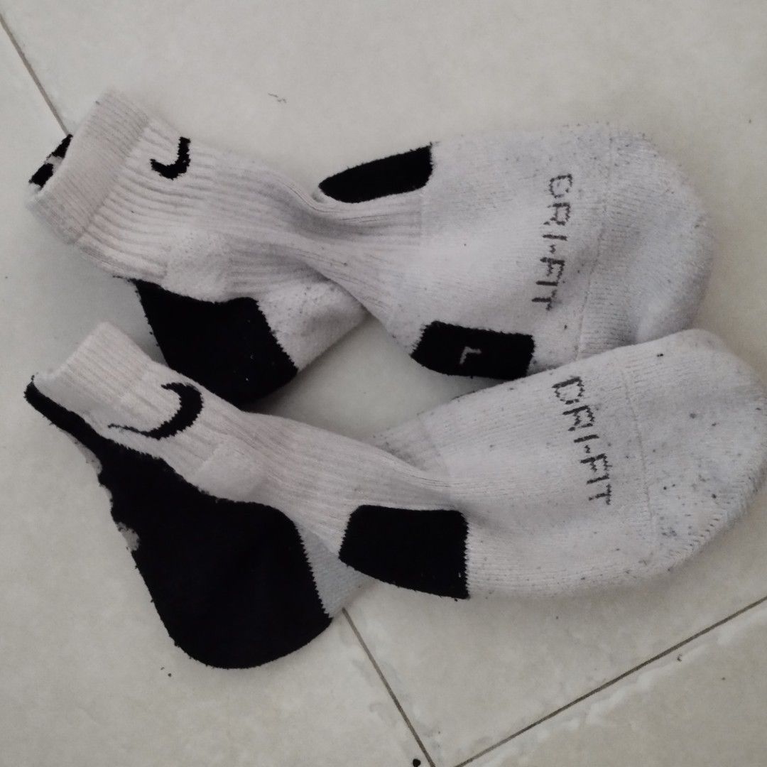 White nike basketball socks store