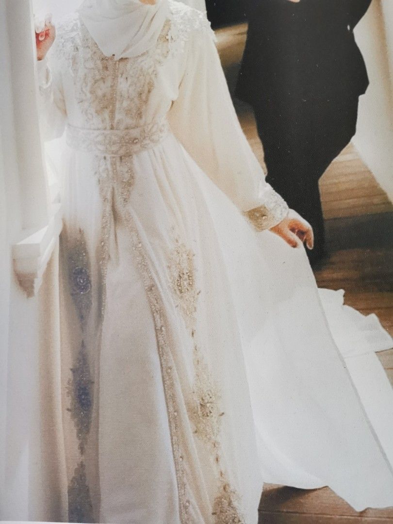 White abaya dress outlet