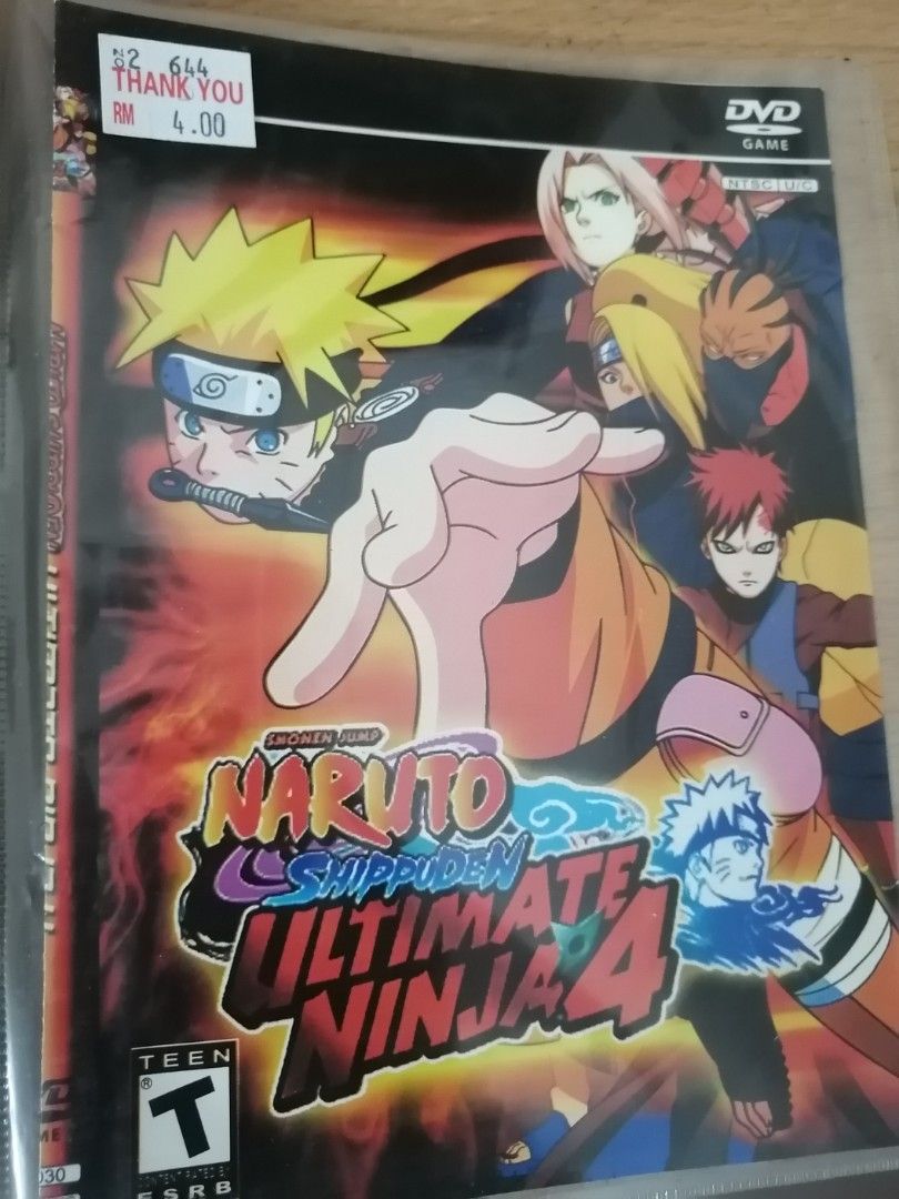 Ps2 Naruto Ultimate Ninja 4 (Gold Disc), Video Gaming, Video Games ...