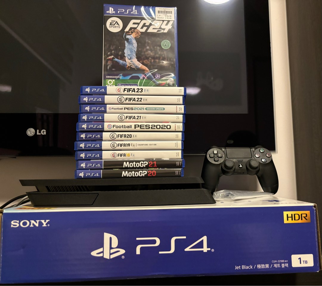 FC 24 Fifa with PS4, Video Gaming, Video Game Consoles, PlayStation on  Carousell