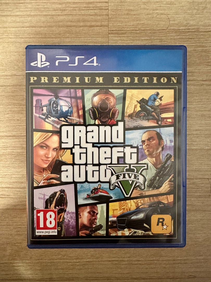 PS4 CD Game - GTA V, Video Gaming, Video Games, PlayStation on Carousell