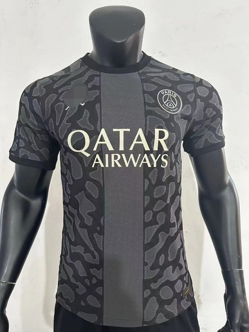 Nike PSG soccer jersey black size L, Men's Fashion, Activewear on Carousell